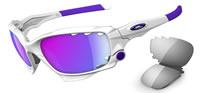Oakley Jawbone Polished White / Violet Iridium Vented (24-273)
